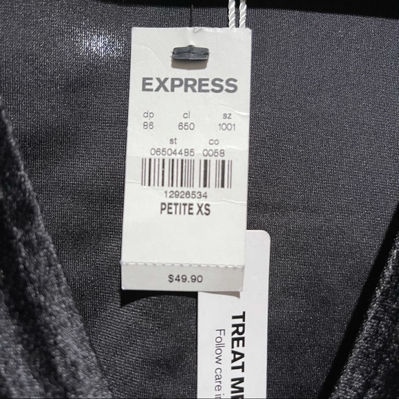 Express Velvet Bodysuit XS. Brand new with tags!! - Picture 3 of 3